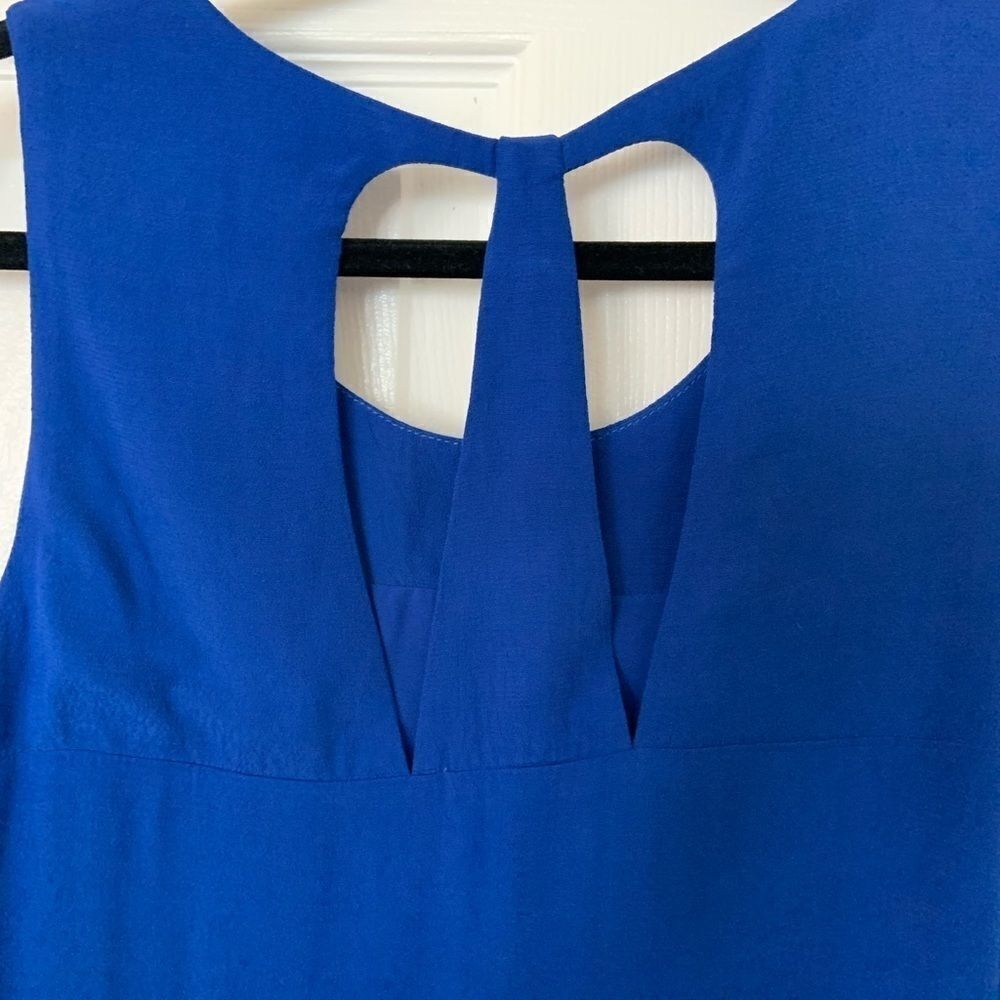 Skies Are Blue Cobalt Sleeveless Dress - Picture 3 of 7